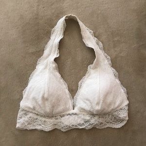 Abercrombie + Fitch White Lace Bralette